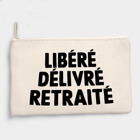 Pochette Libéré délivré retraité Beige