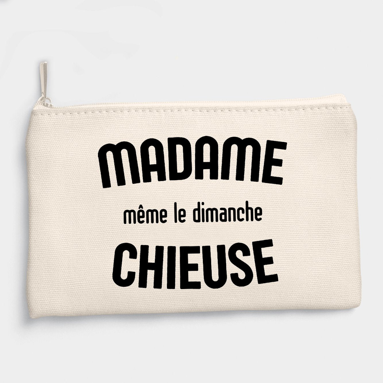 Pochette Madame chieuse Beige