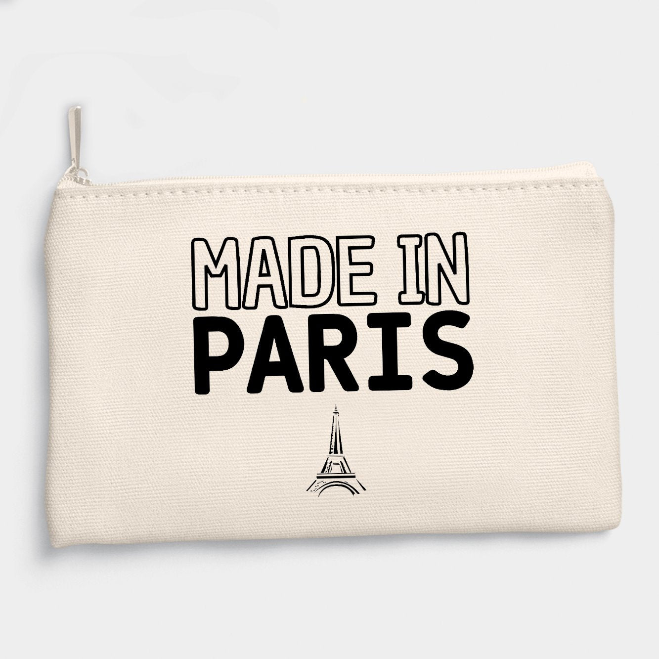 Pochette Made in Paris Beige