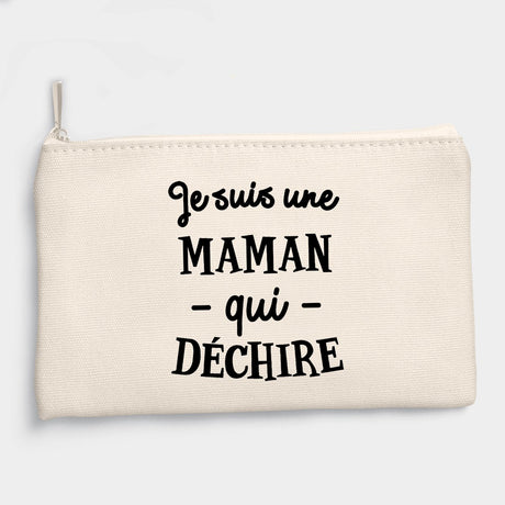 Pochette Maman qui déchire Beige