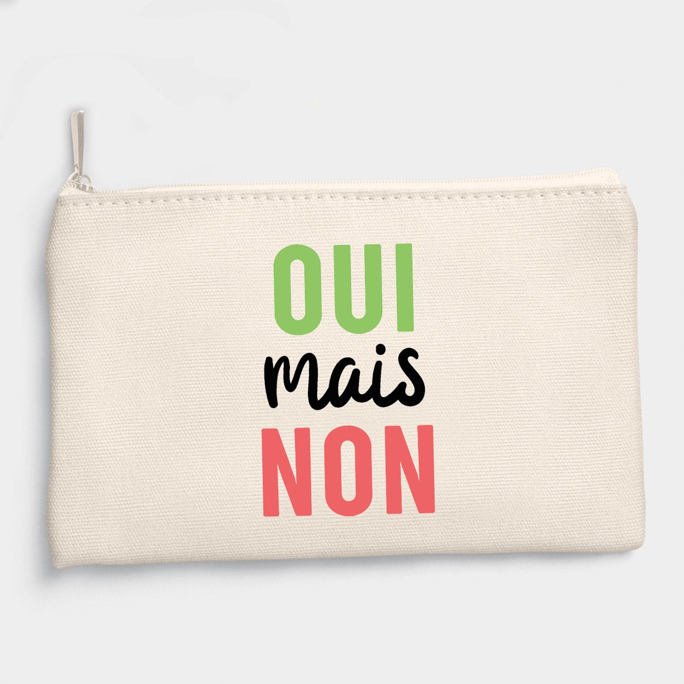 Pochette Oui mais non Beige