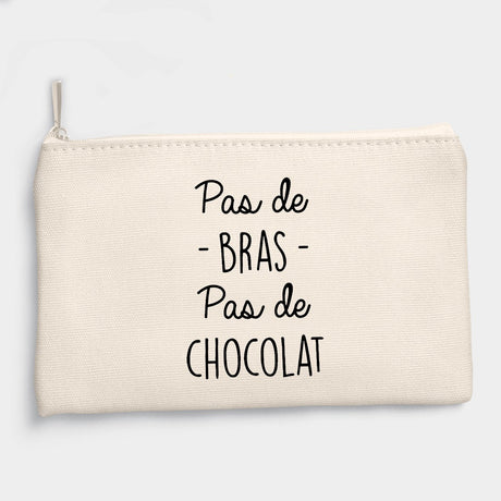 Pochette Pas de bras pas de chocolat Beige