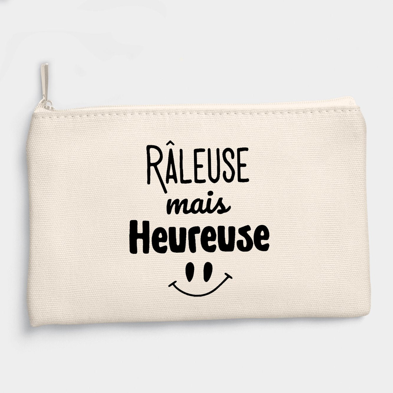 Pochette Râleuse mais heureuse Beige