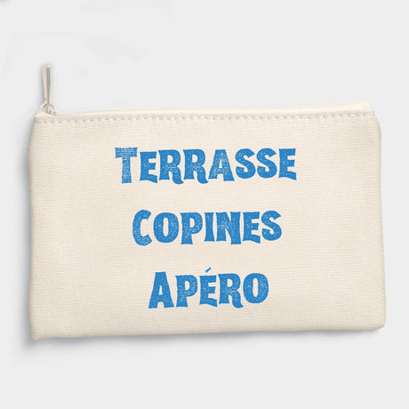 Pochette Terrasse copines apéro Beige