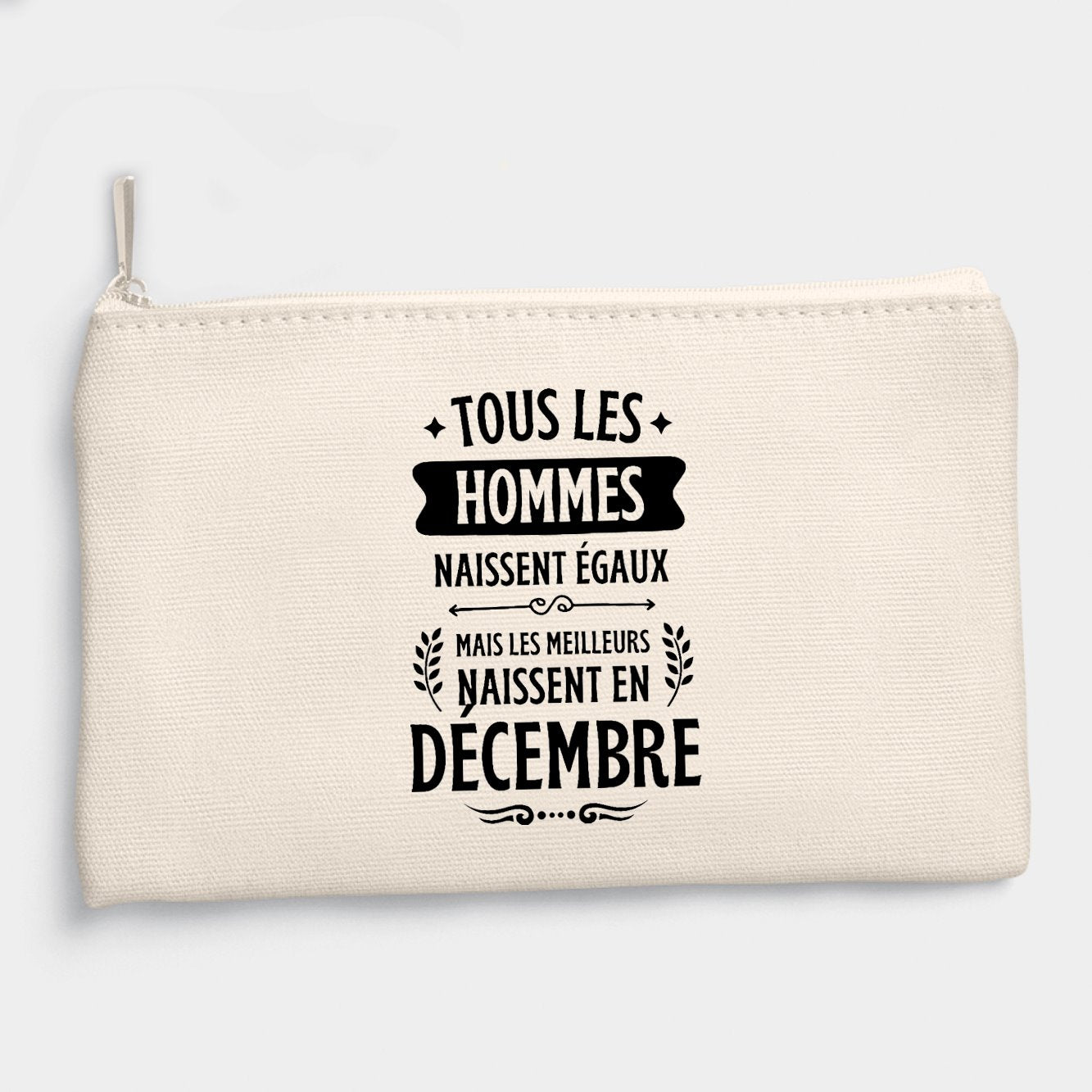 Pochette Tous les hommes naissent égaux les meilleurs en décembre Beige