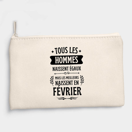 Pochette Tous les hommes naissent égaux les meilleurs en février Beige