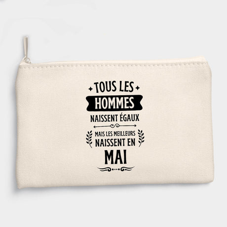 Pochette Tous les hommes naissent égaux les meilleurs en mai Beige