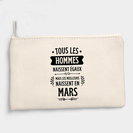 Pochette Tous les hommes naissent égaux les meilleurs en mars Beige