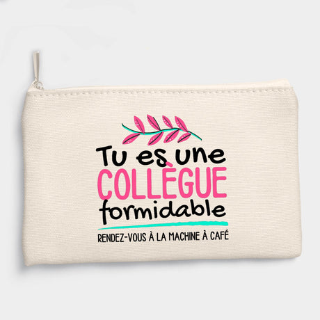 Pochette Tu es une collègue formidable Beige