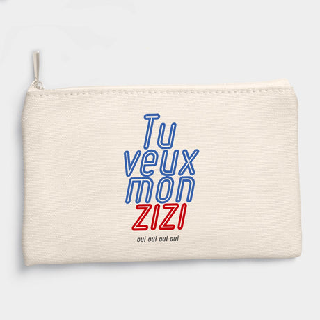 Pochette Tu veux mon zizi Beige