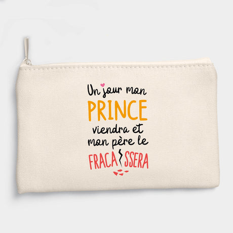 Pochette Un jour mon prince viendra Beige