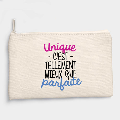 Pochette Unique c'est tellement mieux que parfaite Beige