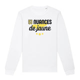 Sweat Adulte 51 nuances de jaune 