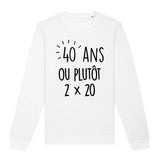 Sweat Adulte Anniversaire 40 ans 