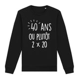 Sweat Adulte Anniversaire 40 ans 