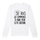 Sweat Adulte Anniversaire 50 ans 