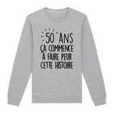 Sweat Adulte Anniversaire 50 ans 