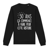 Sweat Adulte Anniversaire 50 ans 