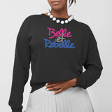 Sweat Adulte Belle et rebelle Noir