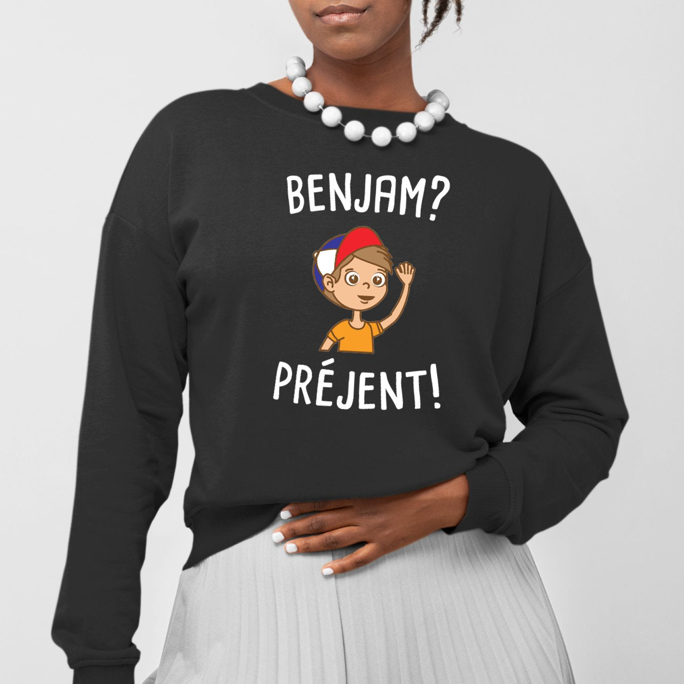 Sweat Adulte Benjam prejent Noir