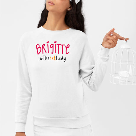 Sweat Adulte Brigitte Blanc