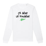 Sweat Adulte Ça gère la fougère 