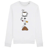 Sweat Adulte Café clope caca 