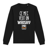 Sweat Adulte Ce mec veut un whisky 