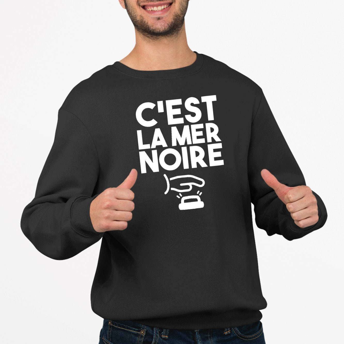 Sweat Adulte C'est la mer noire 