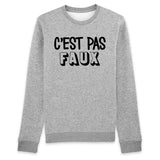 Sweat Adulte C'est pas faux 