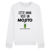 Sweat Adulte Cette nana veut un mojito 