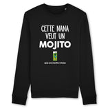 Sweat Adulte Cette nana veut un mojito 