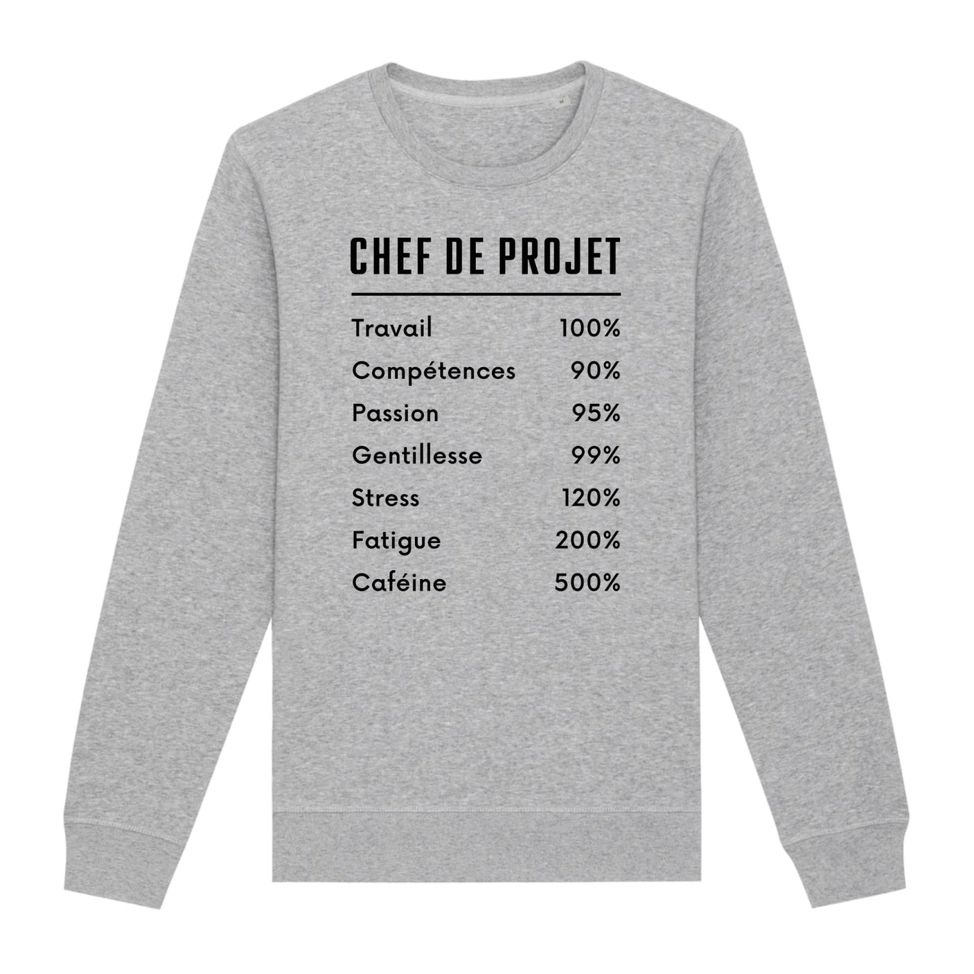 Sweat Adulte Chef de projet 