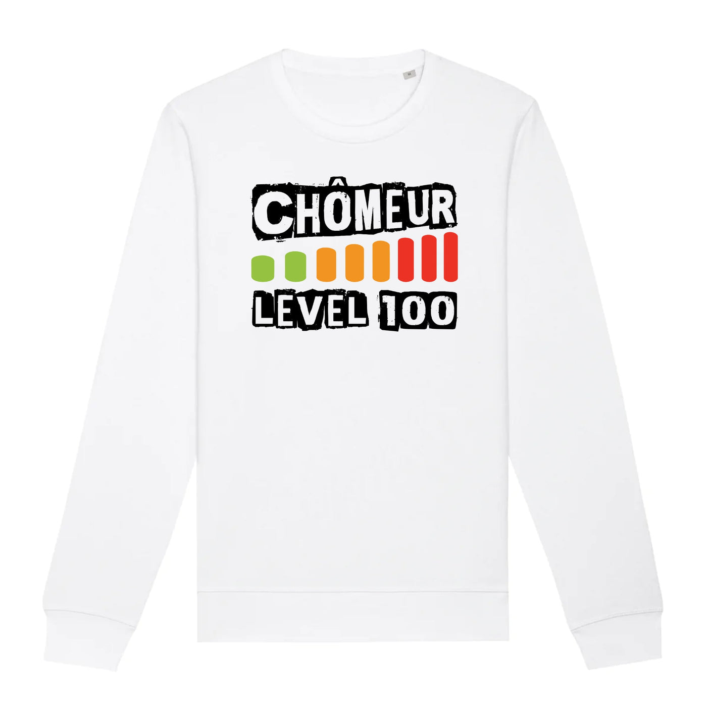 Sweat Adulte Chômeur level 100 