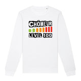 Sweat Adulte Chômeur level 100 