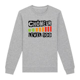 Sweat Adulte Chômeur level 100 