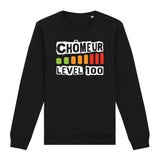 Sweat Adulte Chômeur level 100 