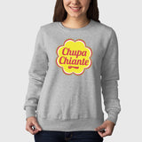 Sweat Adulte Chupa chiante Gris