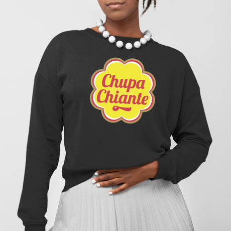 Sweat Adulte Chupa chiante Noir