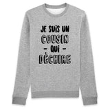 Sweat Adulte Cousin qui déchire 