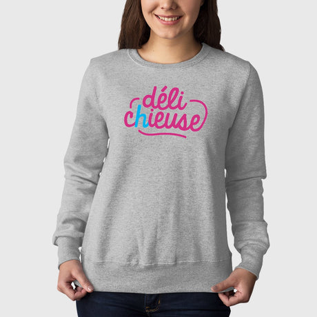 Sweat Adulte Délichieuse Gris