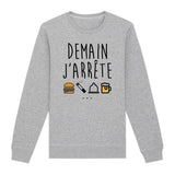 Sweat Adulte Demain j'arrête 