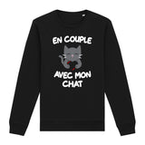 Sweat Adulte En couple avec mon chat 