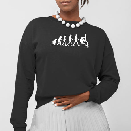 Sweat Adulte Évolution escalade Noir