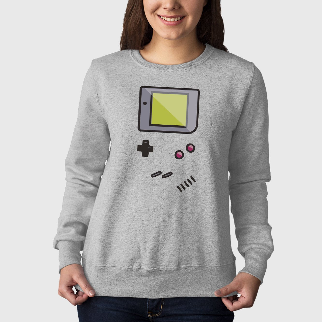 Sweat Adulte Game Boy Gris