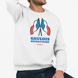 Sweat Adulte Gaulois réfractaire Blanc