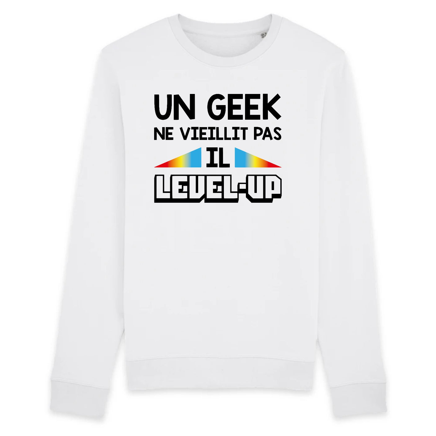 Sweat Adulte Geek level-up 