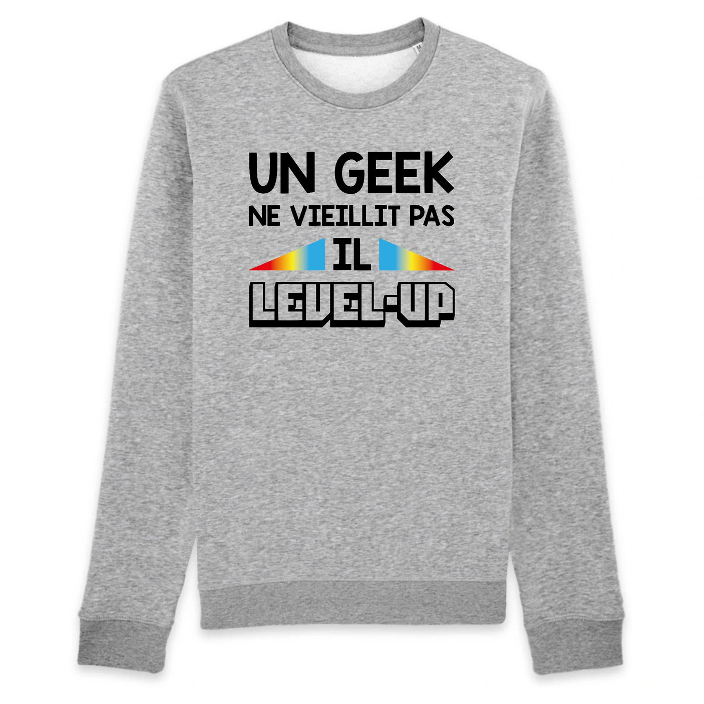 Sweat Adulte Geek level-up 