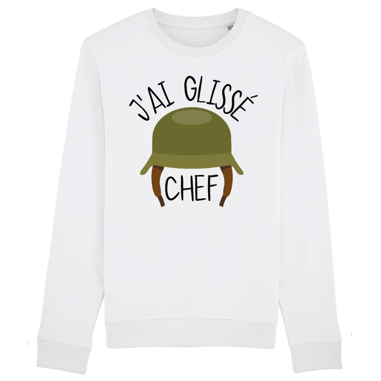 Sweat Adulte J'ai glissé chef 