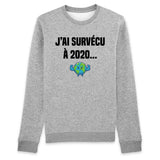 Sweat Adulte J'ai survécu à 2020 